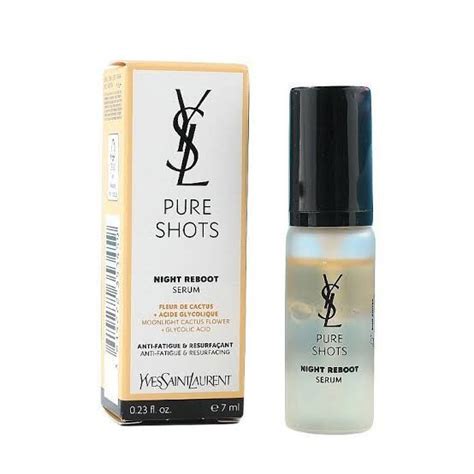 ysl pure shots 7ml|YSL pure shots night serum.